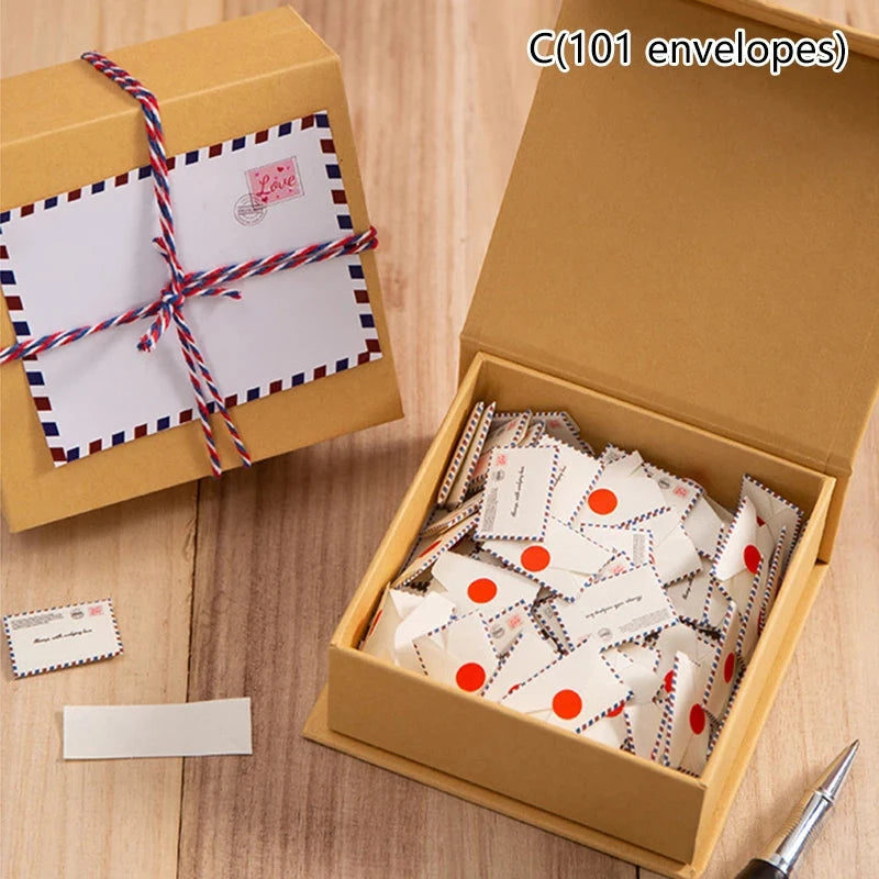 36/99/101/365 Love Notes Gift Set With Mini Envelopes Perfect For Birthdays Valentine's Day Mother's Day Gift Card Envelopes Good Vibrations