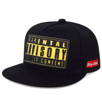 European and American cross-border hot three-dimensional letter printing baseball hat flat brim hip-hop hat street Good Vibrations