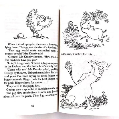 20 Books/Set Roald Dahl Collection Children's Literature English Picture Novel Story Book Set Early Educaction Reading for Kid Good Vibrations