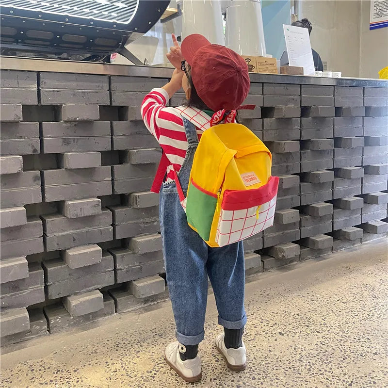 Kids Backpacks for Boy Kindergarten Backpack Fashionable Mother Kids Bags for Girl Toddler Backpacks Kawaii Backpacks Mochila Good Vibrations