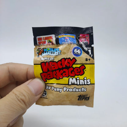 World's Smallest Wacky Packages Minis 3d Puny Products Blind Bag Candy Toy Retro Supermarket Miniature Toy Ornament Kids Gifts Good Vibrations