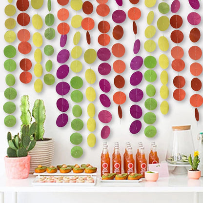 Mexican Pinata Happy Birthday Banners Party Decorations Rainbow Tassel Garlands Flags Table Runner Cinco De Mayo Party Supplies Good Vibrations