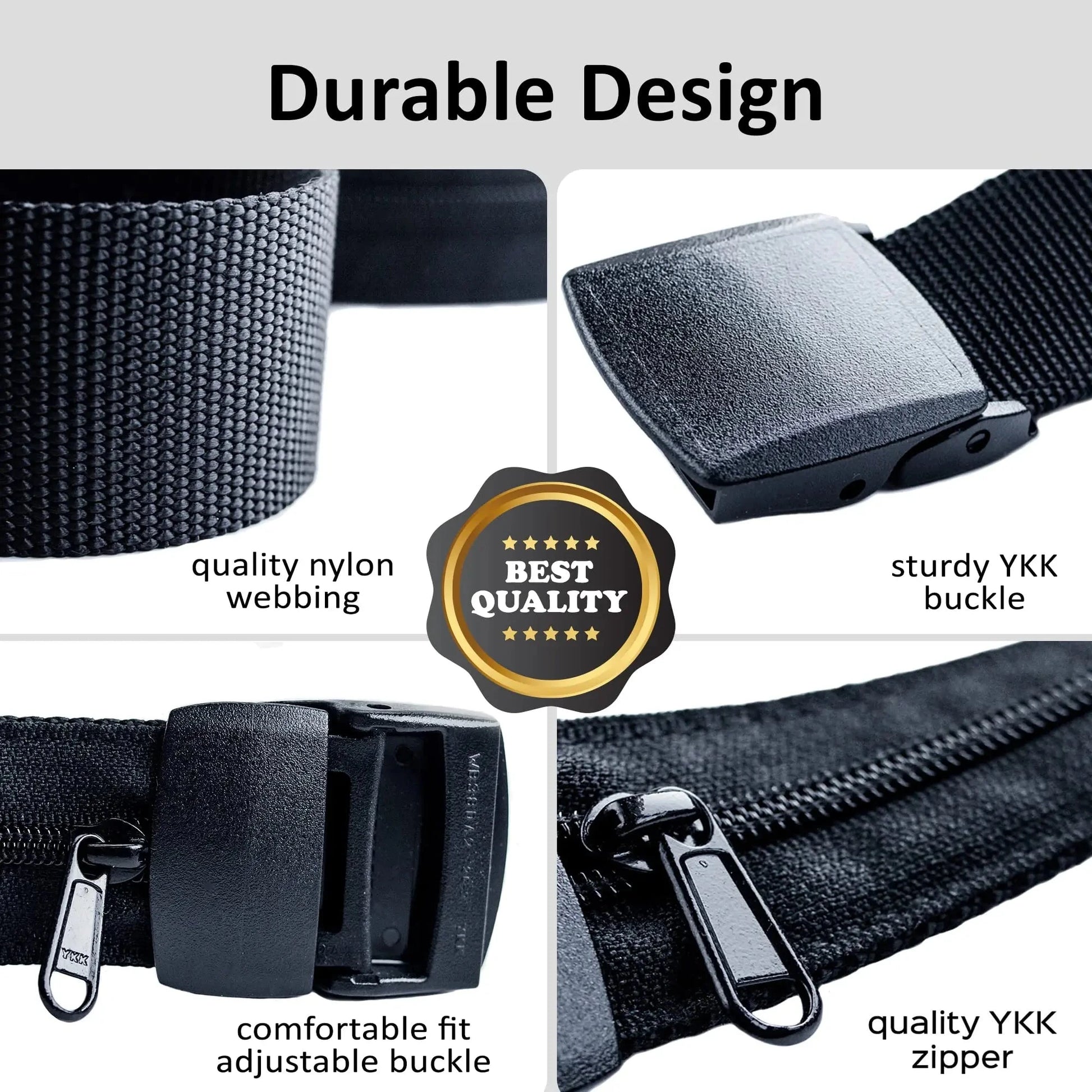 Travel Cash Anti Theft Belt Waist Bag Women Portable Hidden Money Strap Belt Wallet Waist Pack Men Secret Hiding Belt 120cm Good Vibrations
