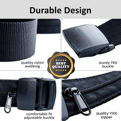 Travel Cash Anti Theft Belt Waist Bag Women Portable Hidden Money Strap Belt Wallet Waist Pack Men Secret Hiding Belt 120cm Good Vibrations