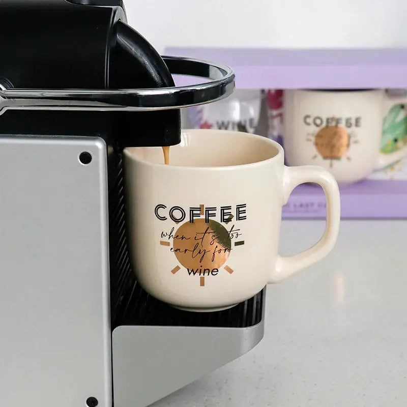 First Call & Last Call Gifts Sets Novelty Products Trends Cute Wine Glass & Coffee Mugs Ceramic Creative Set Items for Gifting Good Vibrations