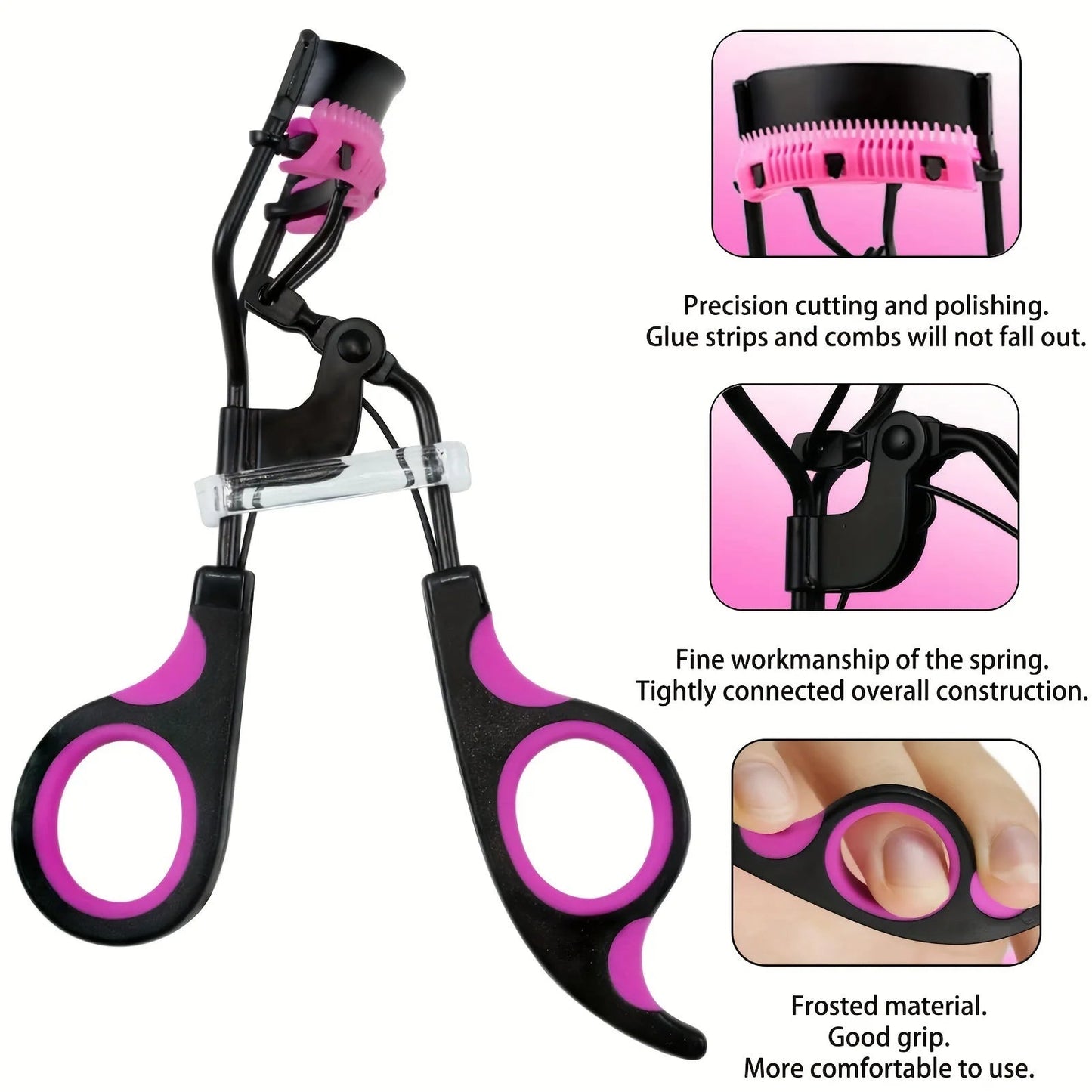 11/16PCS Eyelash Curler with 10pcs Replacement Pads Women Professional Eyelashes Curling Tweezers Clips Lasting Eye Makeup Tools Good Vibrations