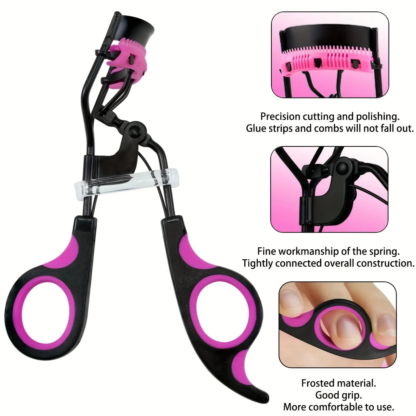 11/16PCS Eyelash Curler with 10pcs Replacement Pads Women Professional Eyelashes Curling Tweezers Clips Lasting Eye Makeup Tools Good Vibrations