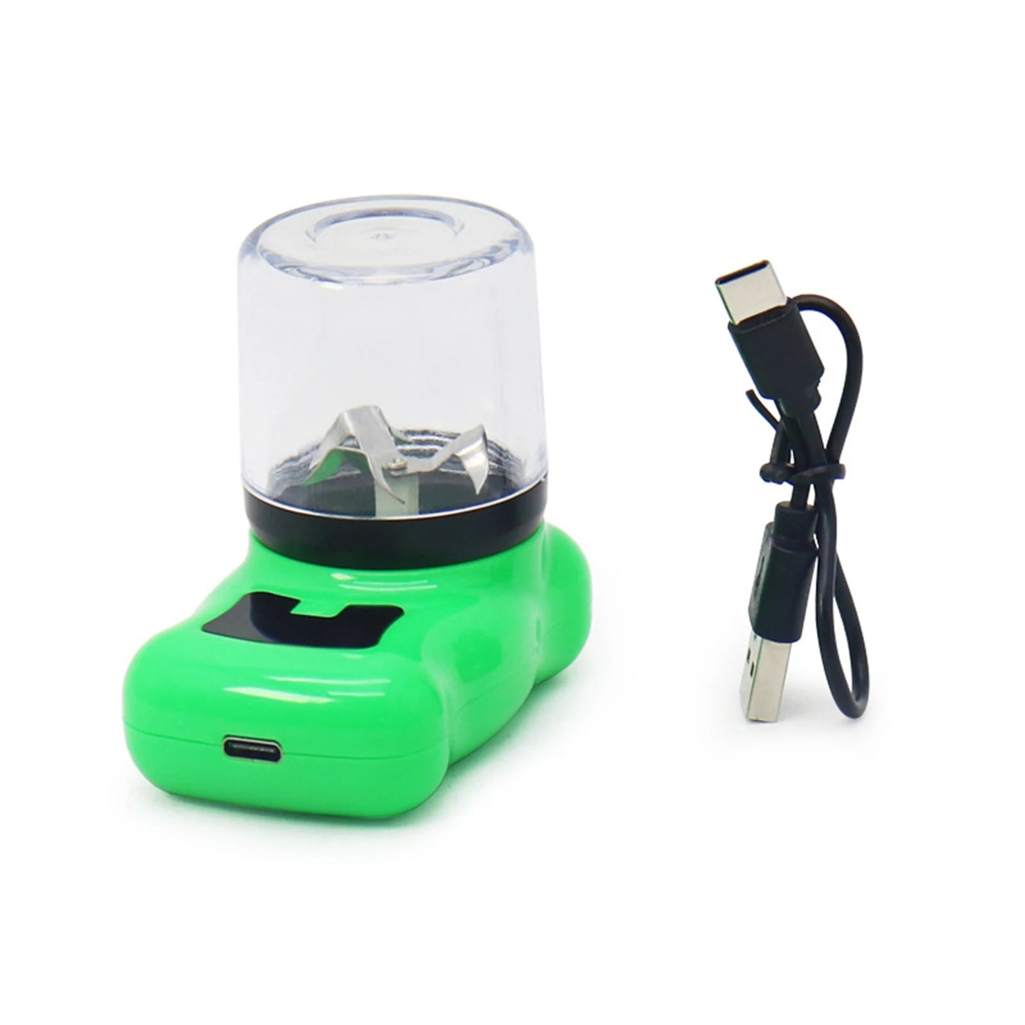 1pc, Electric Grinder, Spice Grinder, Grinding Machine, Herb Grinder, Spice Crusher, Kitchen Supplies, With Digital display, Typ Good Vibrations