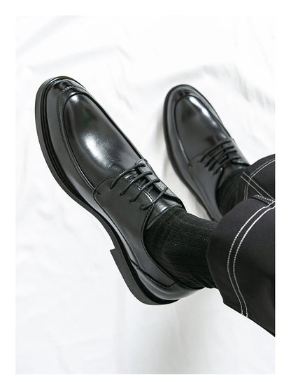Men's Formal Dress Shoes Elegant Casual Business Luxury Italian Leather Skin Male Social Shoes Original