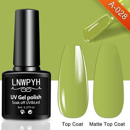 Nail Gel Polish 36 Color Gel Nail Polish Semi Permanent Gel Vernis Base Top Coat Nail Art Manicure Soak Off LED UV Gel Varnishes Good Vibrations