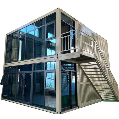 Deluxe Prefabricated 1 2 3 4 Bedroom Flat Packaging Container Room Folding Room Prefabricated 2 Floor Modern Coffee Shop Room Good Vibrations