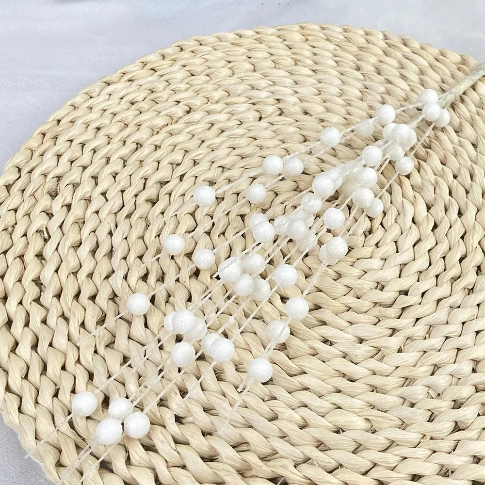 Christmas Tree Decoration, Fake Glitter Berry Leave, Dried Branch, Golden Powder, Flower Material, New Year Party, 1Pc, 12 Forks Good Vibrations