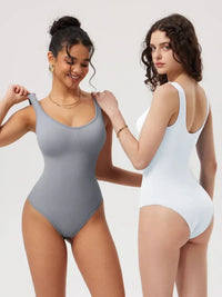 OQQ Women Full Body High Elastic Bodysuit Shapewear Seamless Sexy Bodycon Off Shoulder Sports Fitness Leisure Yoga Lady Clothes Good Vibrations