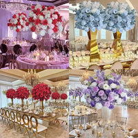 Hot Pink/Purple/Red/Blue luxurious Wedding Table Centerpieces large Flower Ball Outdoors Event Party Accessories Props 80cm,70cm Good Vibrations