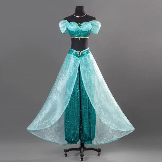 Cosplay Costumes, Adult Performance Costumes, Christmas Ladies' Birthday Parties, Carnival Jasmine Princess Dresses Good Vibrations