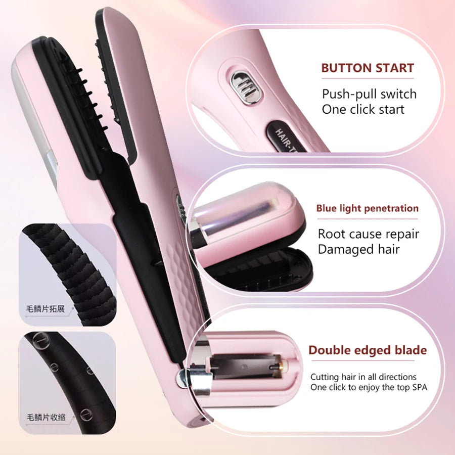 Hair End Cutting Machine Hair Split Ends Trimmer Automatic Split End Remover Damaged Hair Repair Care Treatment Good Vibrations
