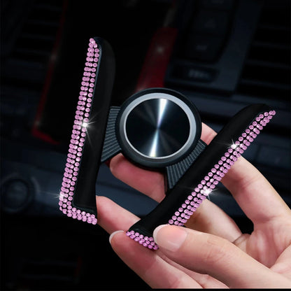 Automotive accessories embedded with pink diamonds, rhinestone interiors, essential car products - a variety of choices Good Vibrations Adult Super Store