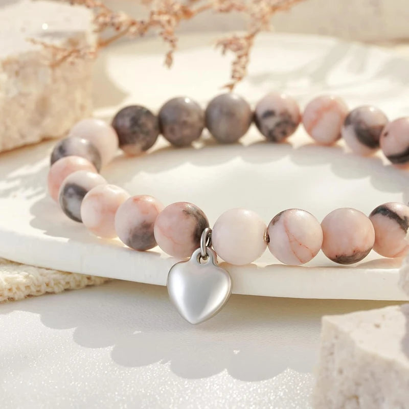 Fashion Women Teen Girl Gifts, Natural Stone Bracelets Trendy Stuff Inspirational Teen Girl Women Gifts Ideas Good Vibrations