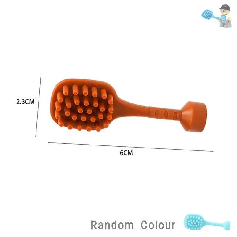 Big Building Blocks Play House Furniture Accessories Indoor Utensil Bed Compatible Large Bricks Assemble Toys Children Kids Gift Good Vibrations