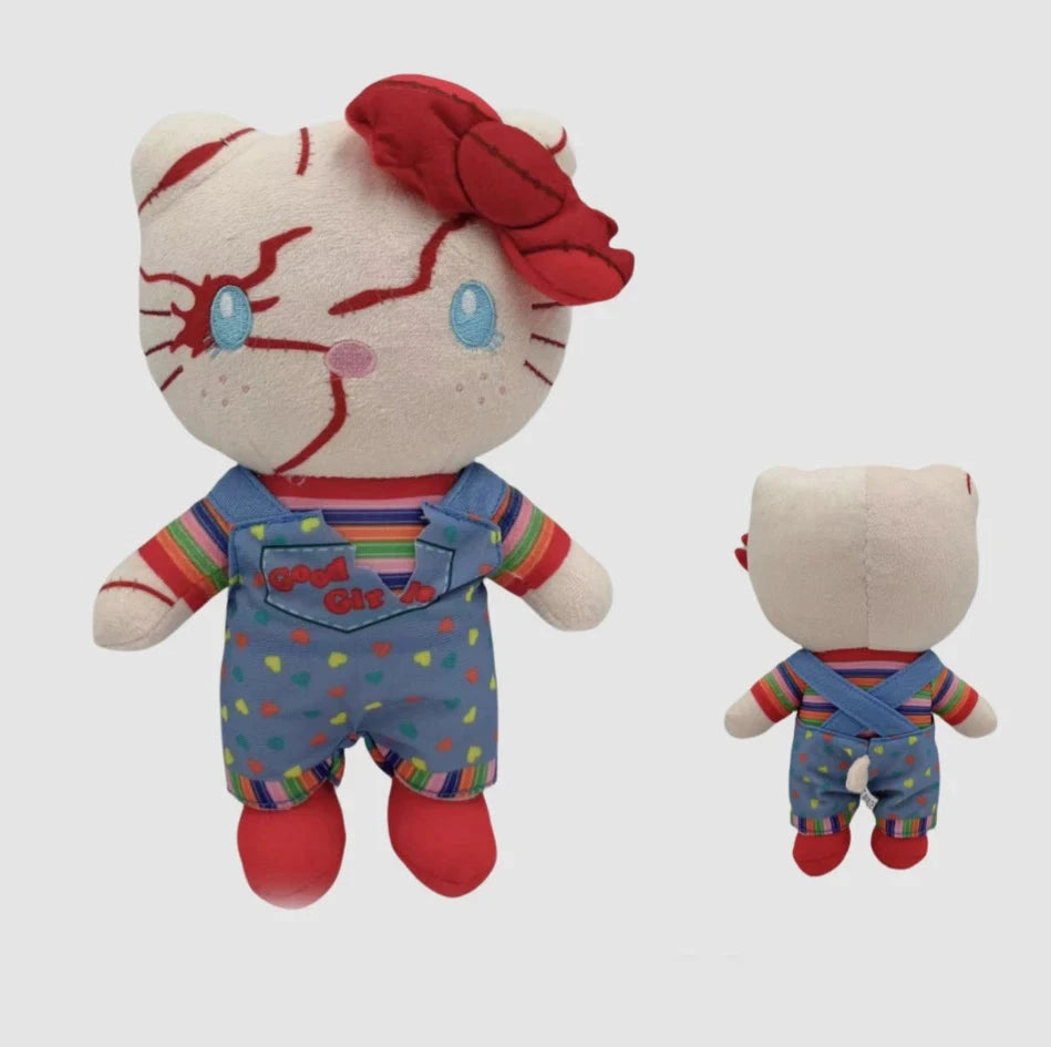 Anime Hello Kitty Plush Kawaii Action Figure Toys Chuacky Doll Cute Pendant Keys Girl Halloween Christmas Birthday Gifts ﻿ Good Vibrations