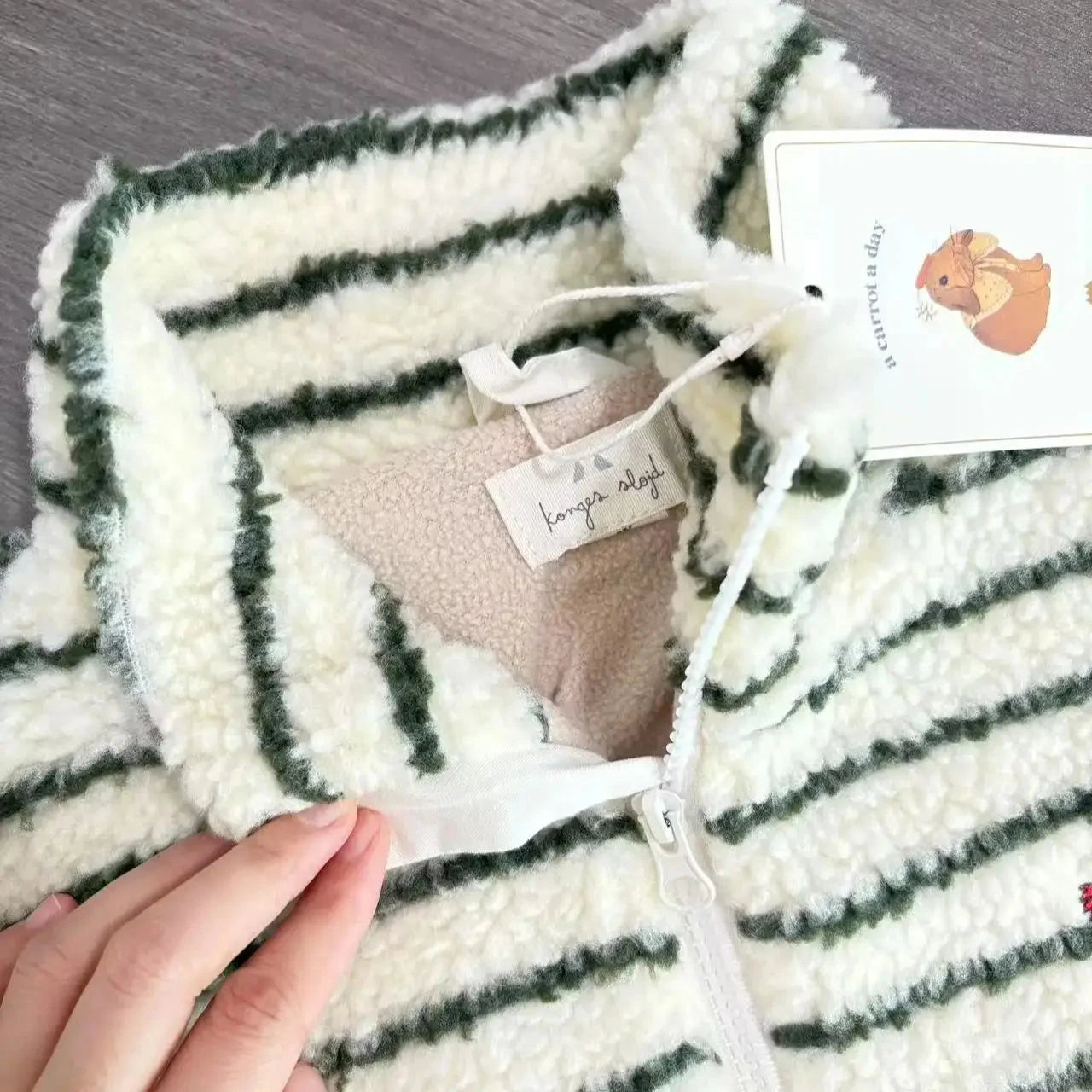 Coat Girl Cotton-padded Clothes KS 2025 Winter New Children's Lamb Wool Coat Boys Winter Jacket Outerwear Children's Clothing Good Vibrations