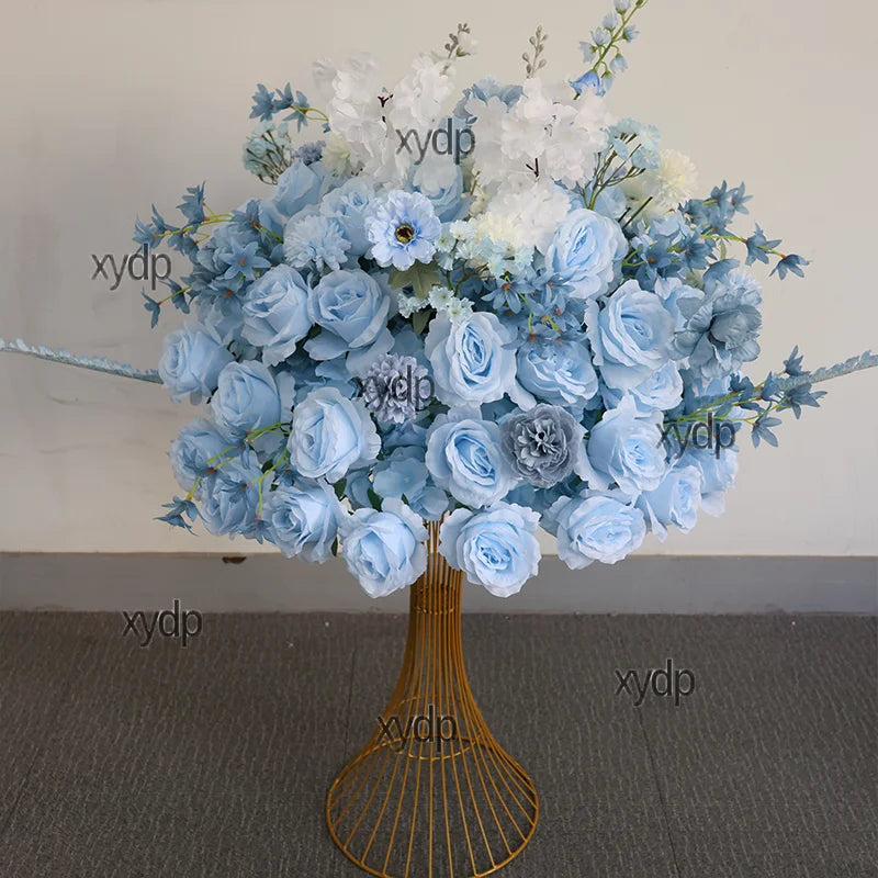 Hot Pink/Purple/Red/Blue luxurious Wedding Table Centerpieces large Flower Ball Outdoors Event Party Accessories Props 80cm,70cm Good Vibrations