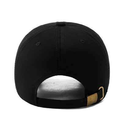 Three Horizontal Lines Embroidery Baseball Caps Spring and Autumn Outdoor Adjustable Casual Hats Sunscreen Hat Good Vibrations