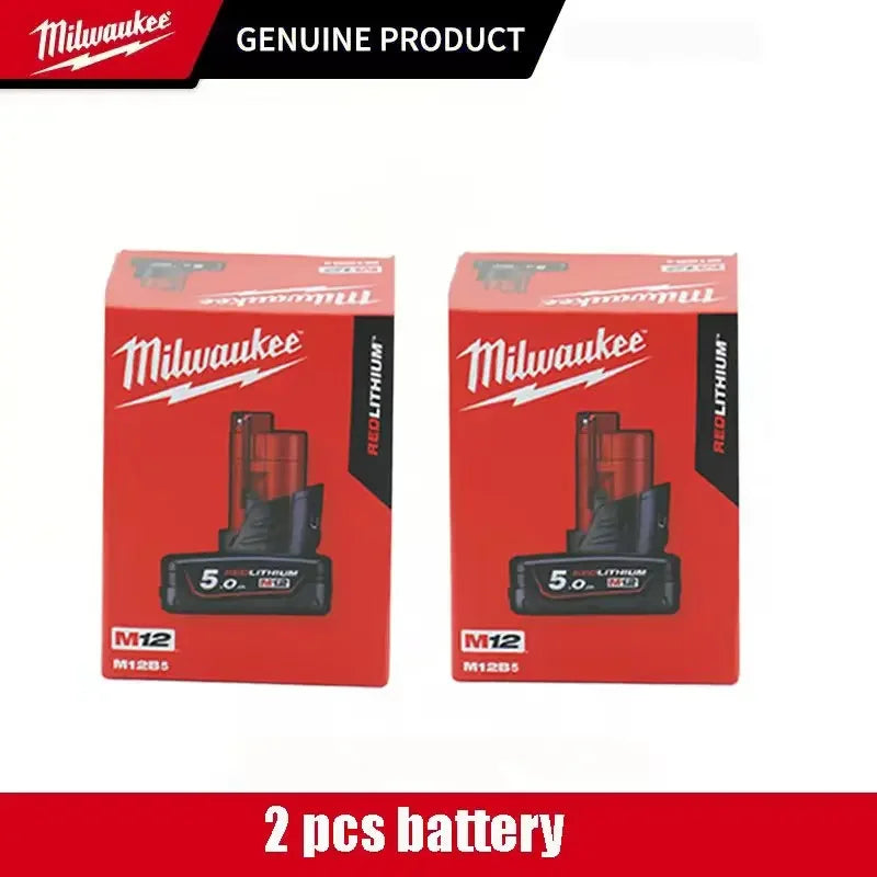 Milwaukee 12V Battery, Comes with Packaging Color Box  12V Battery M12B6 6000mAh  Rechargeable tool battery M12 Hot Promotion Good Vibrations