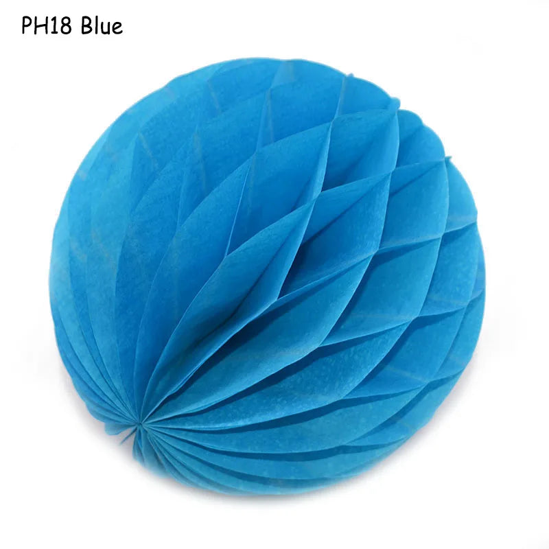 5pcs/lot 10/15cm Decorative Paper Honeycomb Ball Pastel Flower Wedding Kid Birthday Party Decoration Baby Shower Supplies8Z Good Vibrations