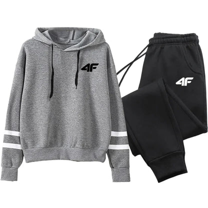 Hot Sales Women's Tracksuit Hoodies Stripe Casual Single Piece Sweatshirts and Daily Sweatpants Comfort Outdoor Jogging Sports Good Vibrations