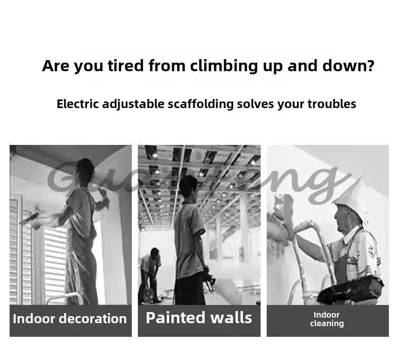 Electric Scaffolding Lift Mobile Foldable New Lifting Platform Indoor and Outdoor Decoration Construction Site Hoist Good Vibrations