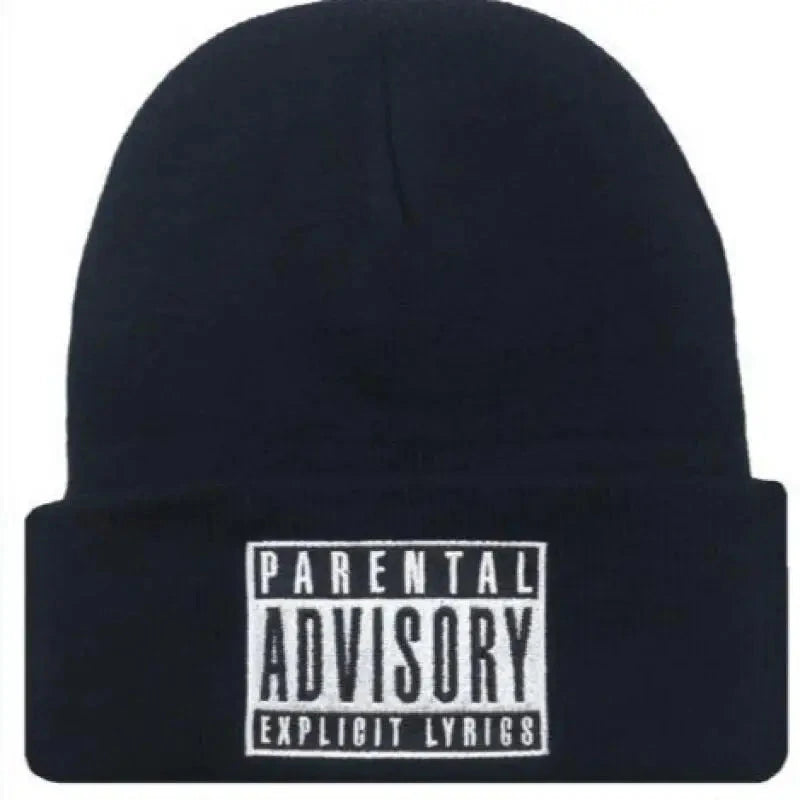 Knitted hats for men and women, knitted street dance hats, woolen hats, fashionable and versatile, trendy styles Good Vibrations