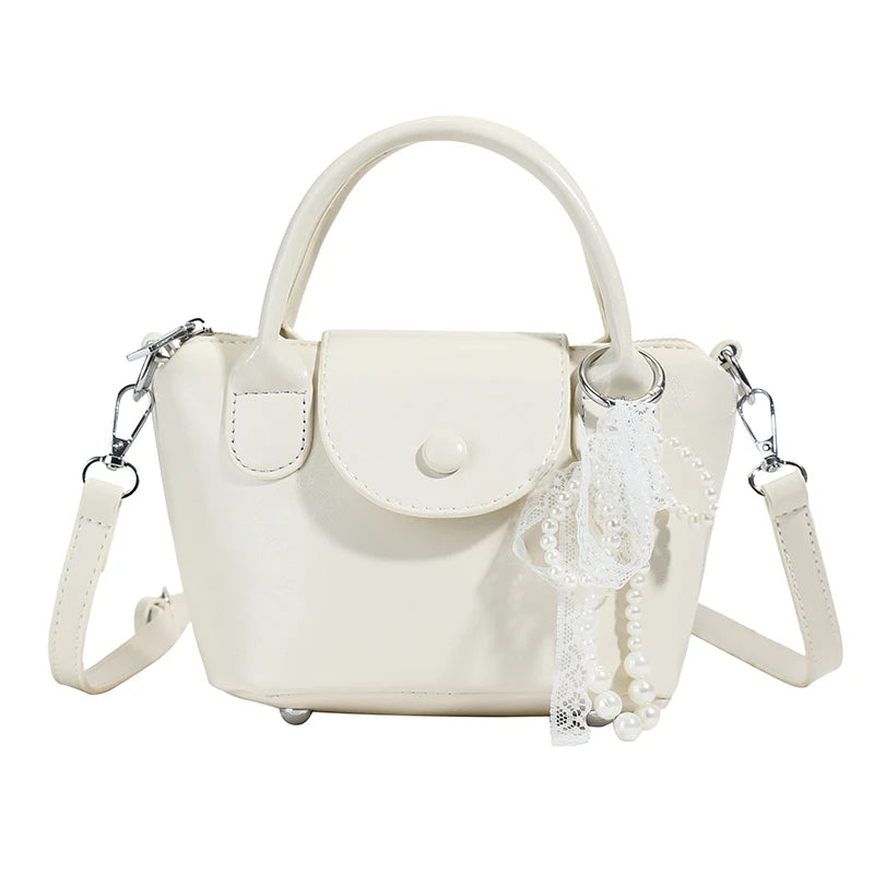 Chic Designer Ladies Tote Bag Versatile Crossbody Shoulder Handbag Luxury Leather Women's Fashion Purse Good Vibrations