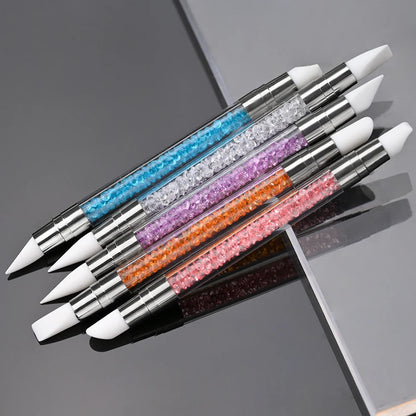 7/10/12/15/20m Pink French Nail Art Liner Painting Brush 5Pcs/set Ultra-thin Elongated Lines Nail Drawing Pen Brush DIY Manicure Good Vibrations