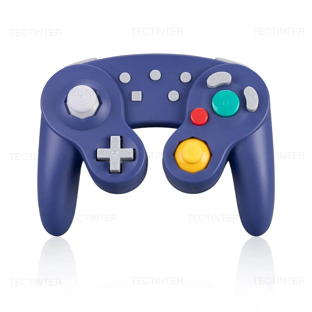 Bluetooth-Compatible Gamecube Controller For NS Switch 2/Switch Console Gamepad For Steam/Andriod/PC Joystick with Turbo Functio Good Vibrations