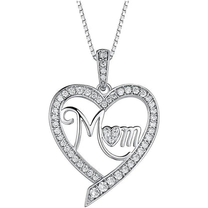 Elegant Style Heart shaped Pendant Necklace Hollow Design Mother's Day Gift Party Suitable for Best Friends Without Box Good Vibrations