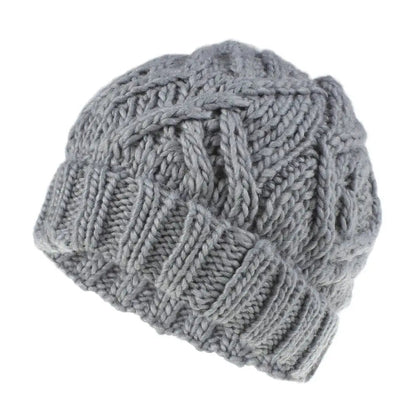 Fashion Warm Knitted Hats Windproof Solid Color Beanie Cap Coldproof Ear Protection for Autumn Winter Good Vibrations