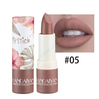Nude Matte Velvet Lipstick Lip Liner Color Rendering Lasting Non-stick Cup Sexy Lipsticks Waterproof Beauty Lips Makeup Cosmetic Good Vibrations