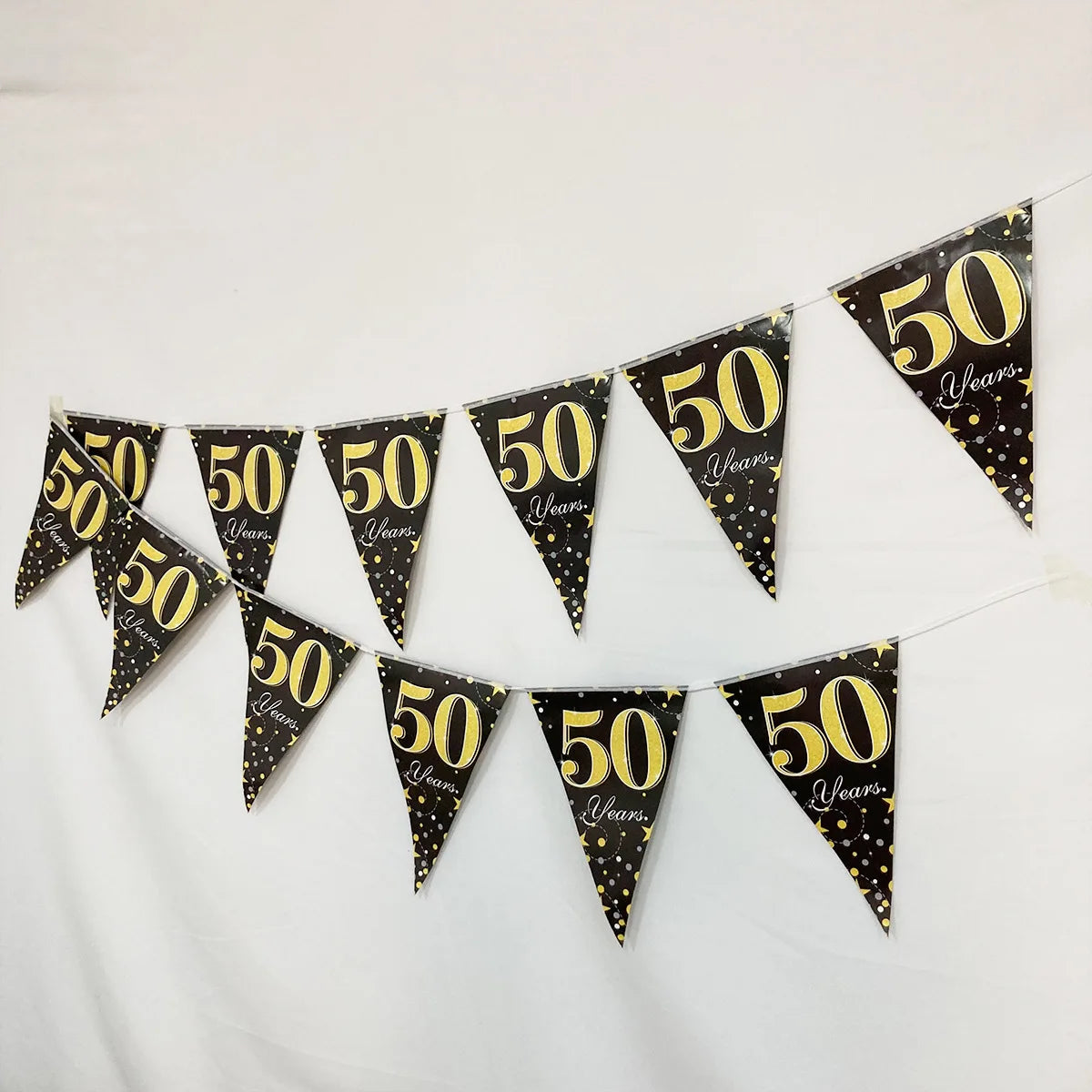 16th 60th 50 Year Happy Birthday Party Decoration Banners Supplies Good Vibrations