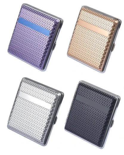 Fashion Cigarette Case 20pcs Metal Cigarette Holder Coarse Pack Anti-pressure Moisture-proof Portable Cigarette Case Good Vibrations Adult Super Store