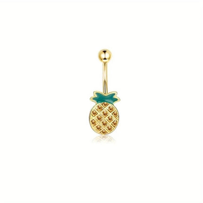 Drperfect Dangle Belly Button Ring for Women Cute Navel Rings Daisy Weed Butterfly Dangling Colorful Belly Piercing Jewelry Good Vibrations Adult Super Store