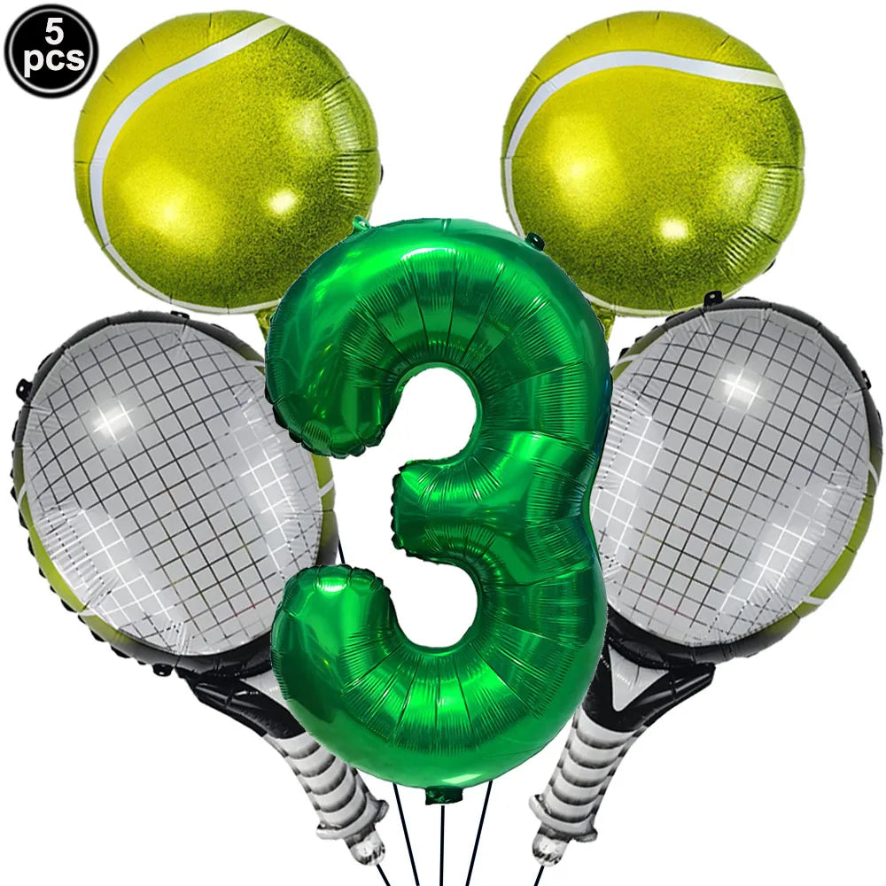 Tennis Party Supplies Paper Plate Napkin Cup Tableware for Boys Baby Shower Tennis Ball Sports Themed Party Birthday Decoration Good Vibrations