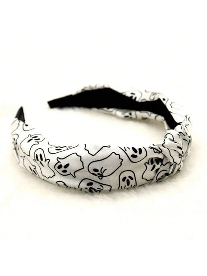1PC Halloween Headbands Set, Pumpkin/Ghost/Cat Patterns, Festive Hair Accessories For Costume Parties Good Vibrations