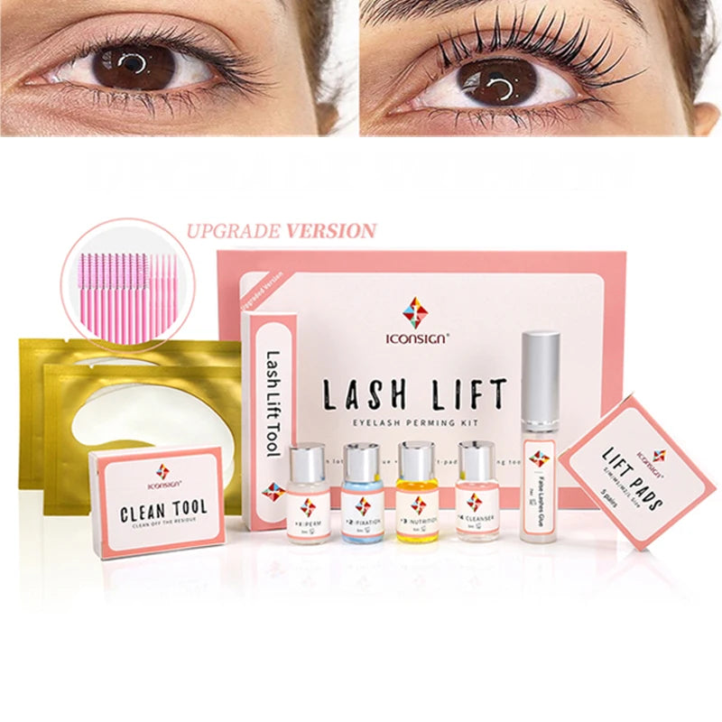 Dropshipping ICONSIGN Upgrade Version Lash Lift Kit Lifting Eyelashes Lasting 6-8 Weeks Lash Perm Eyelash Enhancer Makeup Tools Good Vibrations