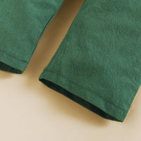 1-5Years Toddler Girl Clothes Set Floral Print Lotus Leaf Sleeve Top+ Suspender Pant Summer Fashion  2PCS Outfits for Kids Girl Good Vibrations