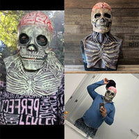 Halloween  Costumes Accessory Props Horror Brain Skull Headgear Cosplay Scary  Head Latex Mask Good Vibrations