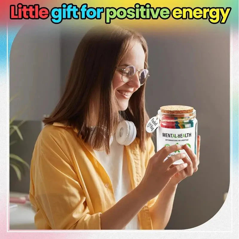 Encouraging Messages Bottle Positive Affirmation Jar Daily Encouraging Bottle For Friend Girlfriend Sister Wife Good Vibrations Adult Super Store