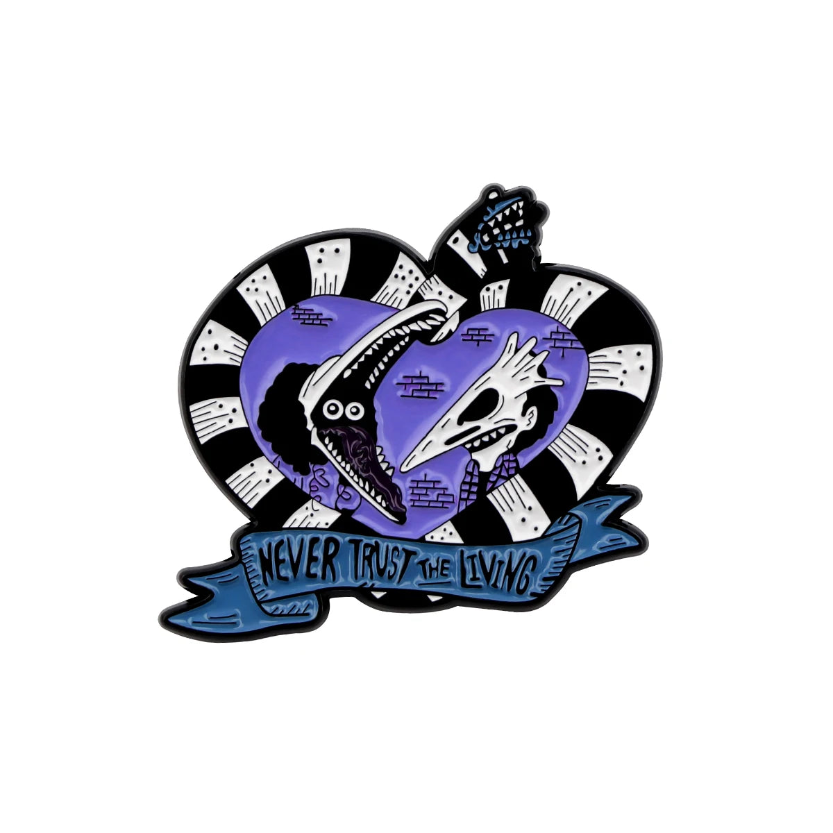 Halloween Accessories Horror Series Enamel Pin Men Women Lapel Pins for Backpack Iron Badges Brooch for Clothes Holiday Gifts Good Vibrations