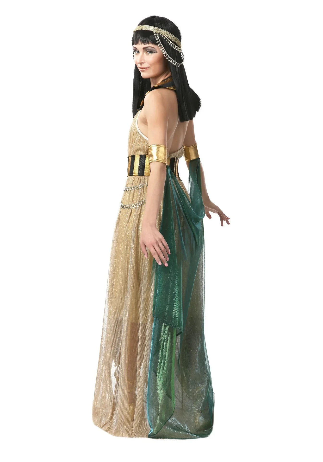 Halloween Costumes Ancient Egypt Egyptian Pharaoh Cleopatra Prince Princess Costume for Women Men Cosplay Good Vibrations