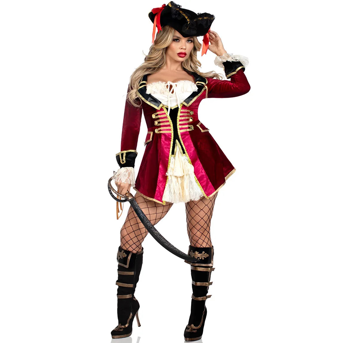 Halloween Costumes Sexy Women Medieval Pirate Costume S-XL Viking Caribbean Cosplay Carnival Festival Party Halloween Outfit Good Vibrations